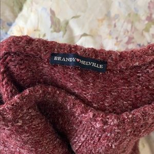 Brandy Melville Maroon Sweater